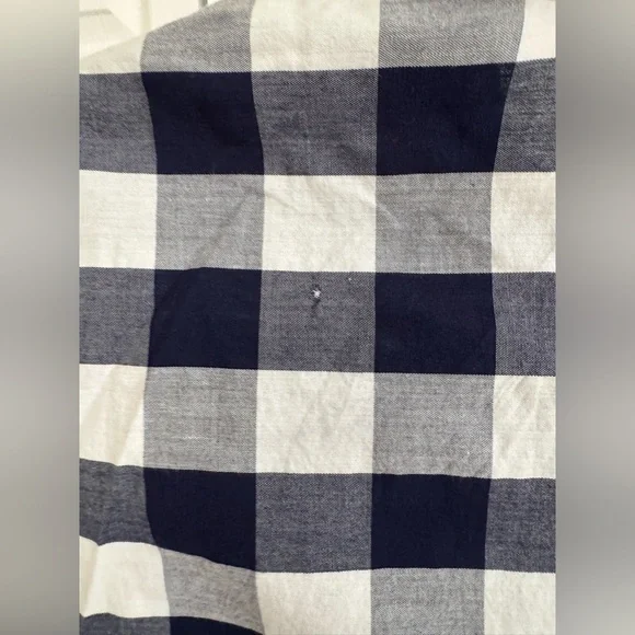 Nine West Sleeveless Gingham Shirt Dress – Size 16 - Picture 3 of 9